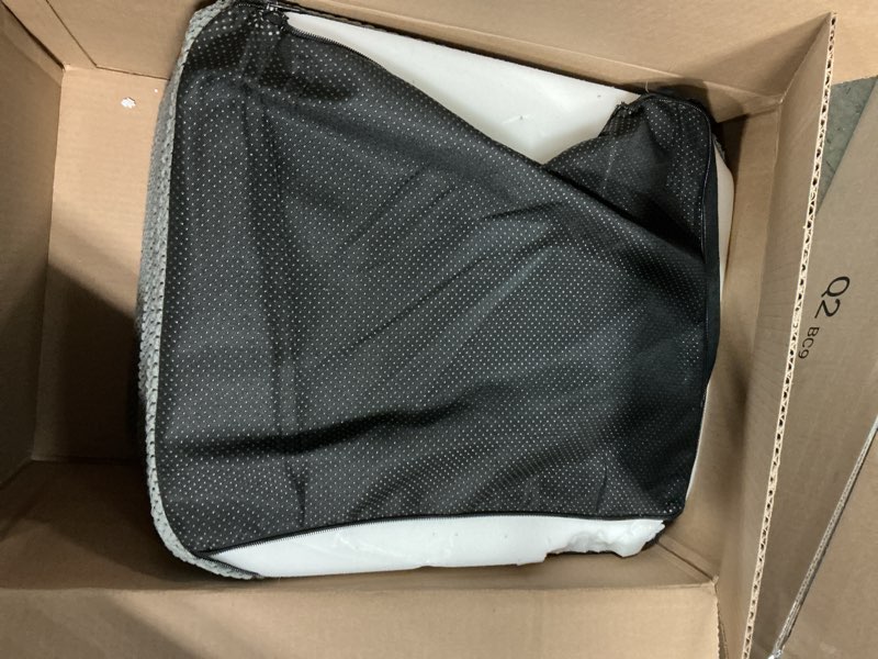 Condition photo showing As Is for Dog Stairs for Small Dogs & Cats, 3-Step Non-Slip Pet Steps for Couch Sofa and Chair, Grey, 13.6" H Grey 3 13.6"H