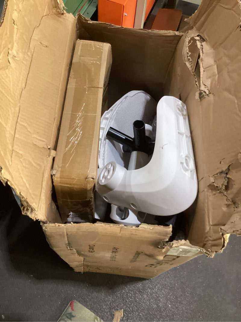 Condition photo showing As Is for GTPLAYER Big and Tall Office Chair 400LBS Wide Ergonomic Gaming Chair with Deluxe Embossing Designed Leather with Foot Rest,150°Reclining Adjustable Soft Armrests Pocket Spring Back Support and Pillow Pu-beige