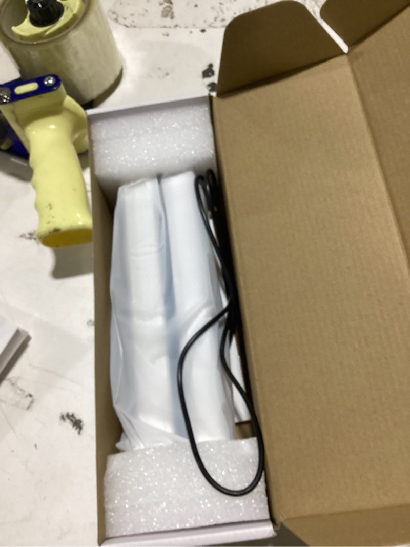 Condition photo showing As Is for portable wireless inkless printer for home travel, m9 small bluetooth thermal printer support 8.5" x 11" letter & a4 thermal paper, compatible with phone, pc for school, office, with 10 paper