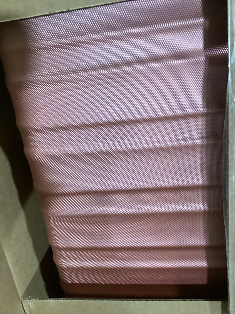 Condition photo showing Good Condition for Amazon Basics 30" Hardside Large Checked Luggage, Hardshell Suitcase With Wheels, Expandable For Up to 15% More Space, With Scratch-Resistant Surface, Four Multi-directional Wheels, Rose Gold Rose Gold Large Checked