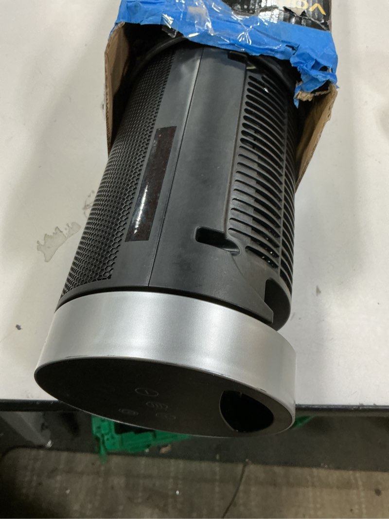 Condition photo showing As Is for Space Heater for Indoor Use with Remote - 70° Oscillating Tower Electric Heater, 24 Inchs, 12H Timer, 1500W Quiet PTC Ceramic Heating with Thermostat, Fast Safety Heat for Office, Home, Bedroom