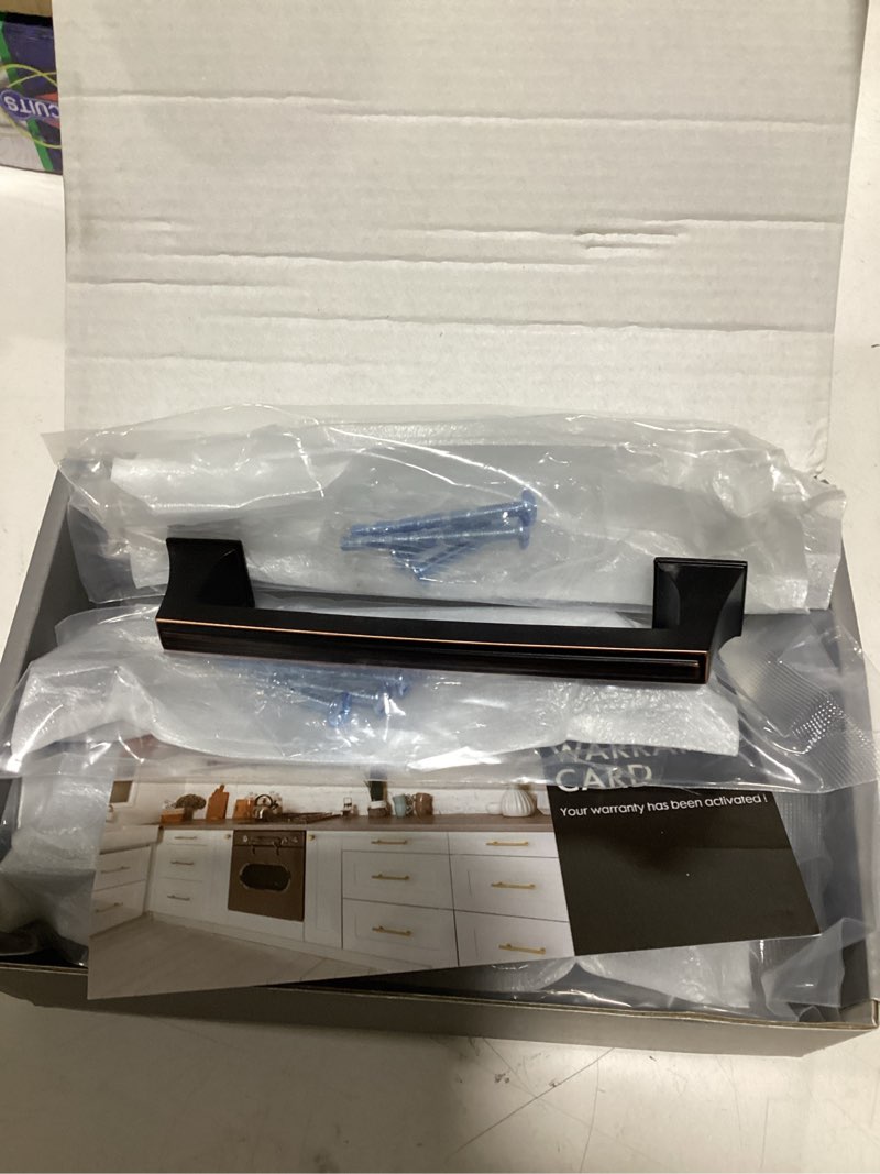 Amerdeco 10 Pack Oil Rubbed Bronze Cabinet Pulls 5 Inch(128mm) Hole Center Cabinet Hardware Kitchen 