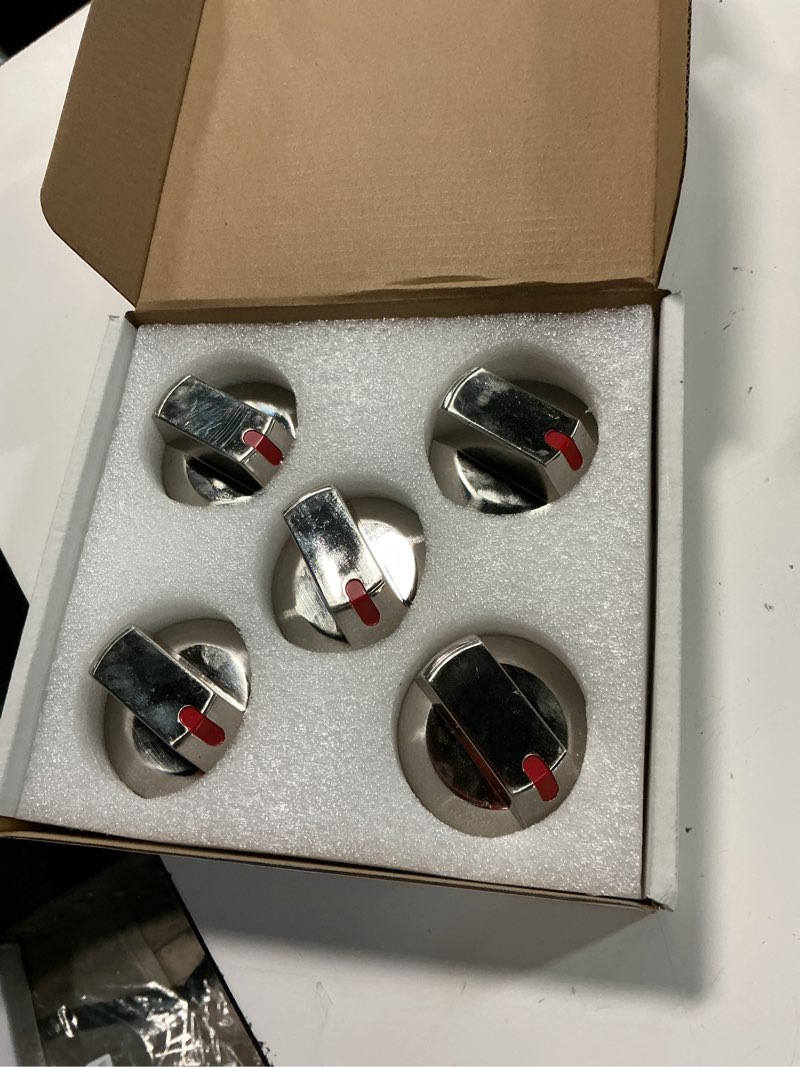 Condition photo showing As Is for tomoon dg64-00473a high - strength steel stove knobs replacement for sam-sung gas range oven - perfect fit for nx58h5600ss, nx58j5600sg/aa, nx58f5500ss & more sa-msung oven gas range models