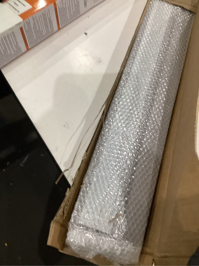 Condition photo showing Good Condition for lazblinds no tools no drill cordless 1" vinyl mini blinds, 100% privacy s-curve blinds for indoor windows, room darkening horizontal window blinds and shades for home, 23" w x 64" h, grey grey 23" w x 64" h