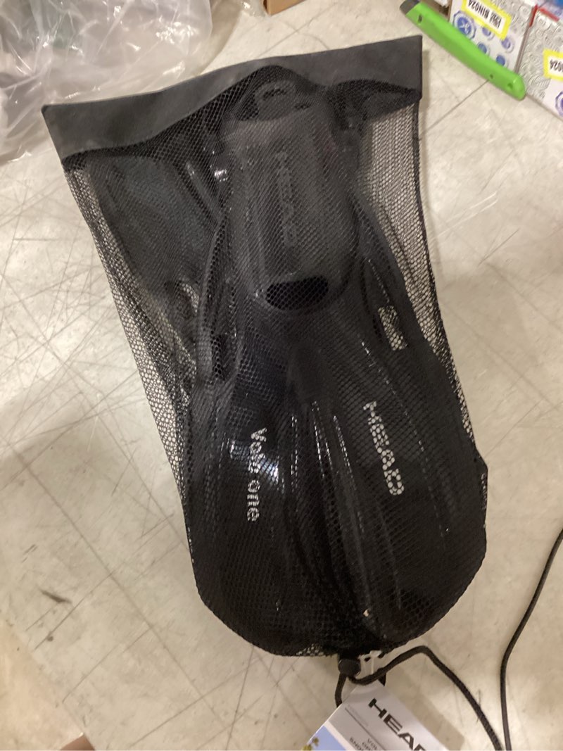 Condition photo showing Good Condition for head volo one swimming snorkeling scuba fins with mesh bag, sm/m, black