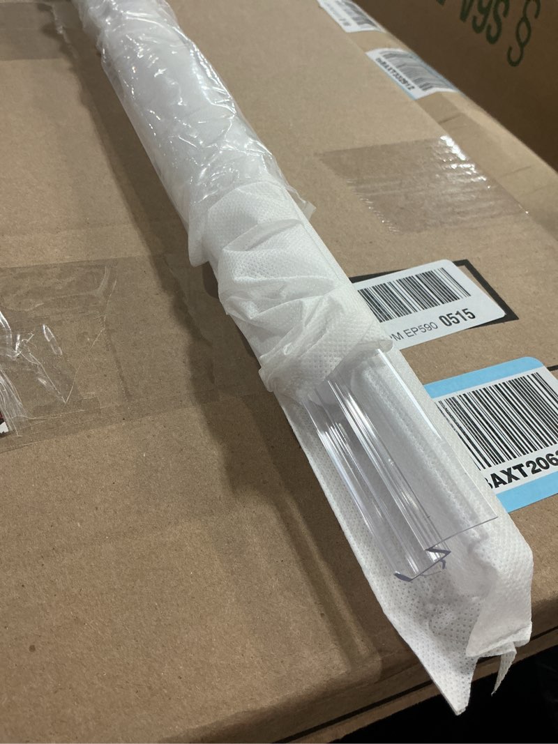 Condition photo showing Good Condition for 2-Pack Ultra Clear Shower Door Bottom Seal (3/8'' X 39'', Polycarbonate) Frameless Glass Shower Door Seal Strip Shower Door Sweep - Stop Shower Leaks and Create a Water Barrier 3/8 inch (10mm)