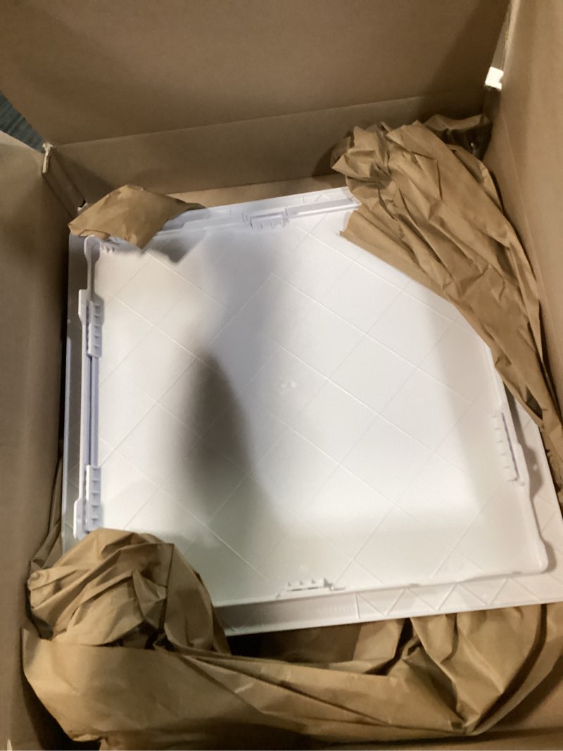 Condition photo showing Good Condition for Suteck Plastic Access Panel for Drywall Ceiling 16 x 16 Inch Reinforced Plumbing Wall Access Doors Removable Hinged White 16X16inch White