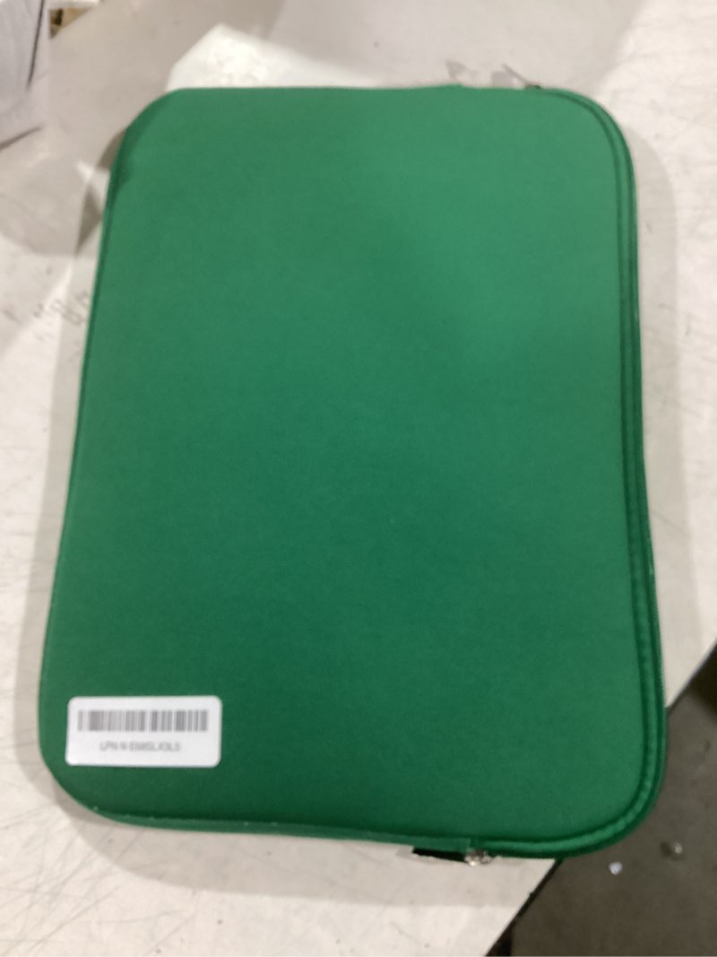 Condition photo showing Good Condition for laptop sleeve bag 14 inch, shockproof protective laptop cover briefcase carrying computer bag with accessory pocket portable computer sleeve for 14" macbook, hp, dell, lenovo, acer, green green 14 inch