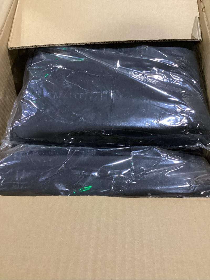 Condition photo showing Good Condition for 8 Pack Black Round Tablecloths 120 Inch Round Table Cloth, Wrinkle Resistant Washable Polyester Fabric Table Cloth Round Table Cover for Dining Banquet Wedding Party Black 120 Inch Round