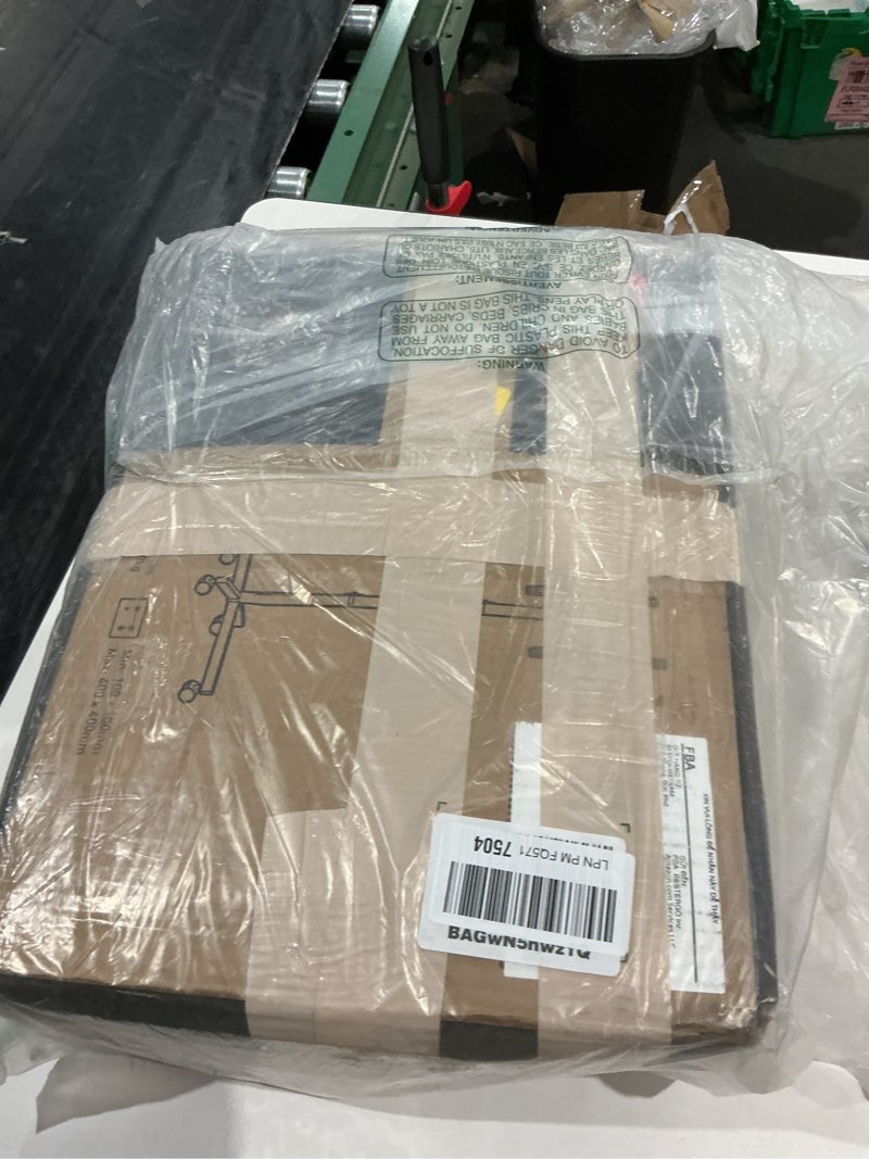 Condition photo showing As Is for PERLESMITH Rolling TV Stand, Mobile TV Stand for 23-60 Inch LCD LED TVs, Tilt TV Stand Wheels Holds up to 88Lbs, Portable TV Stand for Bedroom with Shelf, Outdoor TV Stand Max VESA 400x400mm PSTVMC06 23-60 Inch Basic Single-Column