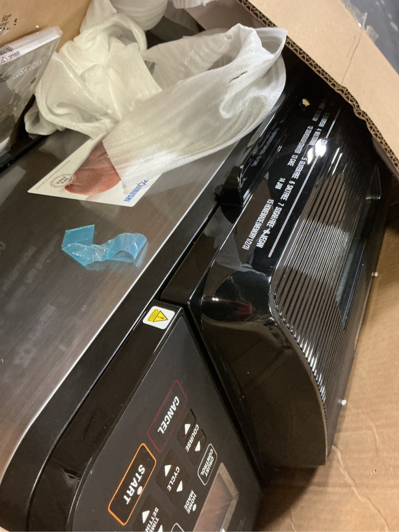 Condition photo showing As Is for zojirushi bb-pdc20ba home bakery virtuoso plus breadmaker, 2 lb. loaf of bread breadmaker virtuoso plus