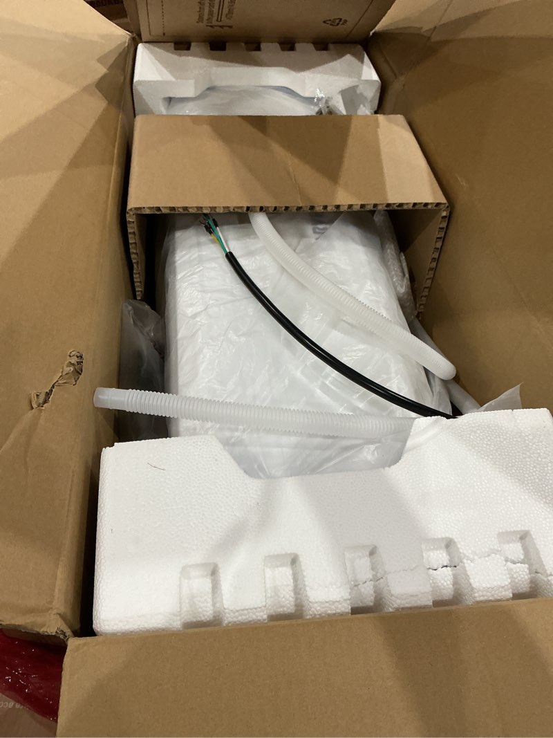 Condition photo showing Good Condition for incomplete)))))4 zone mini split ac/heating system 35000 btu, 19 seer2 inverter heat pump ductless air conditioner, 208-230v with pre-charged condenser 19 seer2 (9k+9k+9k+18k)