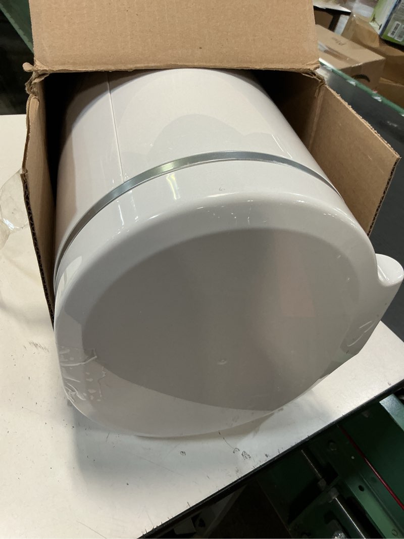 Condition photo showing As Is for Munchkin® STEP™ Diaper Pail Powered by Arm & Hammer, #1 in Odor Control, Award-Winning, Includes 1 Snap, Seal & Toss™ Bag, 1 Starter Refill Ring, and 1 PUCK™ Baking Soda Cartridge