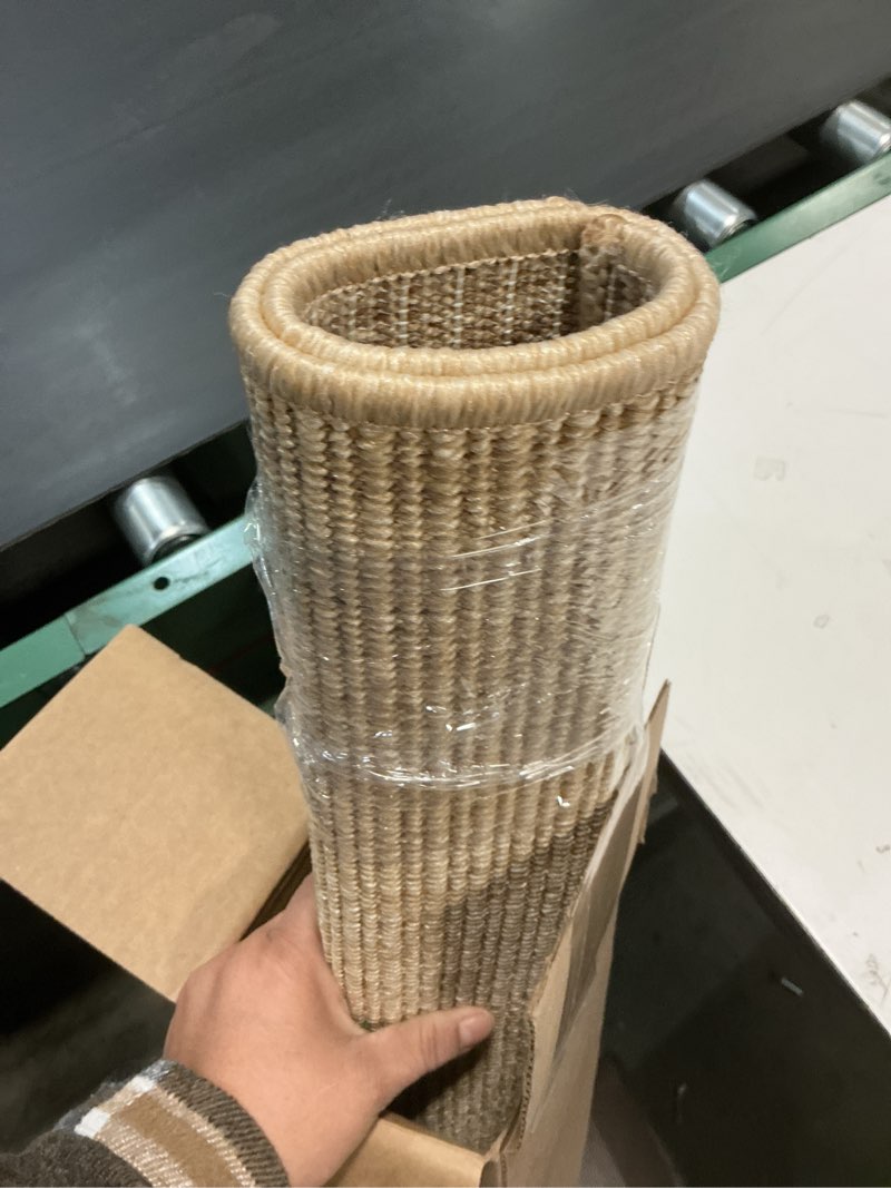 Condition photo showing Good Condition for DEXI Dirt Trapper Door Mat, 20x31 Washable Doormat, Dirt Resistant and Absorbent, Easy Clean Low-Profile Floor Rugs for Entryway, Front Door, and Inside Entrance, Beige 1'8" x 2'7" (Rectangular) Beige