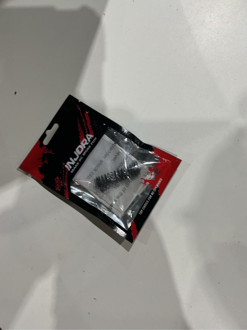 Condition photo showing New/Like New for injora 53mm 6g each shocks- absorber oil threaded damper for trx4m trx4mt 1/18 rc crawler upgrade (black)