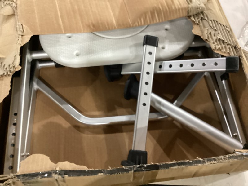 Condition photo showing Good Condition for vocic folding shower chair for inside shower, lab-tested 300lbs heavy duty shower seat for elderly & disabled, flip-up arms, cutout seat, height adjustable back & legs, portable shower commode chair