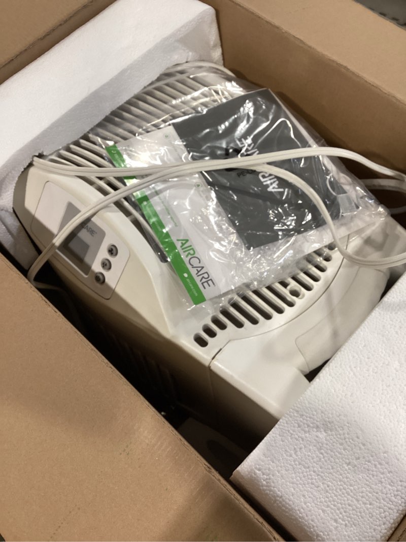 Condition photo showing As Is for AIRCARE MA Whole-House Console-Style Evaporative Humidifier (Mini-Console)