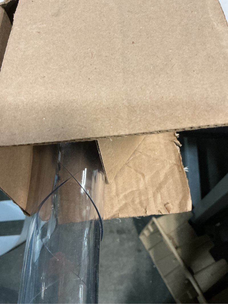 Condition photo showing Good Condition for vicwe clear round table protector 32 inch,1.5mm clear round table cover protector, plastic table cover, pvc rounds table pad for dining room tables round clear 1.5mm dia. 32 inches