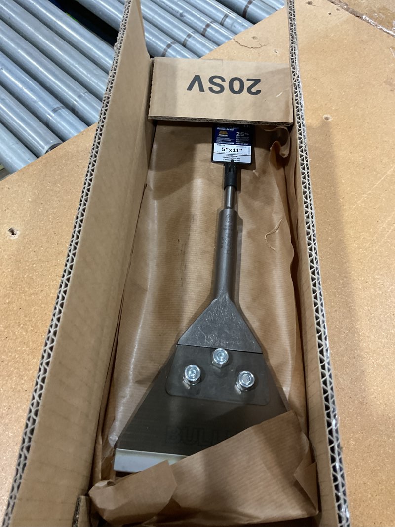 Condition photo showing New/Like New for sds plus floor scraper kit, firecore 5 inch x 11 inch tile removal tool sds plus chisel bit heavy duty for rotary hammer drill, thinset vinyl scraper adhesives remover with replacement balde fs22510 5" floor scraper kit