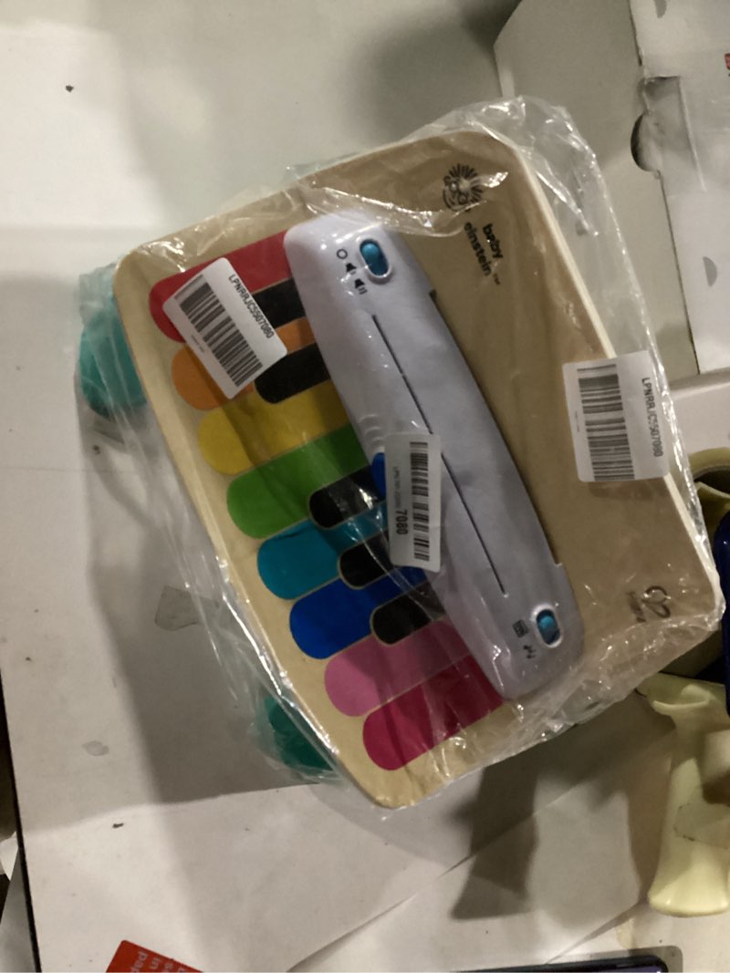 Condition photo showing New/Like New for Baby Einstein and Hape Magic Touch Wooden Toy Piano, Montessori Musical Learning Toy for Babies and Toddlers 6mo+