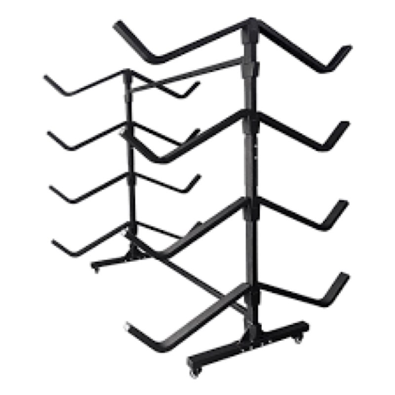 Fiaygro Kayak Storage Rack, Heavy Duty Adjustable Freestanding Kayak Stand with Wheels or Protection