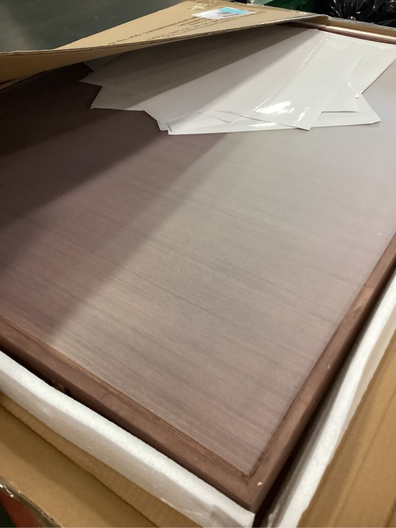 Condition photo showing item condition for TEAKMAMA 27.6" H Tall 1500 Piece Puzzle Table with Legs, 4 Drawers, 34.3" W x 26.5" D Large Wood Folding Jigsaw Puzzle Board with Cover for Adults, Chocolate Brown Chocolate Brown 1500pc