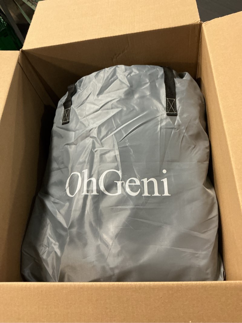 Condition photo showing Good Condition for OhGeni Air Mattress Full with Built in Pump, Ideal Alternative to a Bed, 18'' Raised Comfortable Blow Up Colchones Inflables Mattress for Home, Guests, Foldable Portable Bed for Adults, 600 lbs Standard Height 18'' Black Full