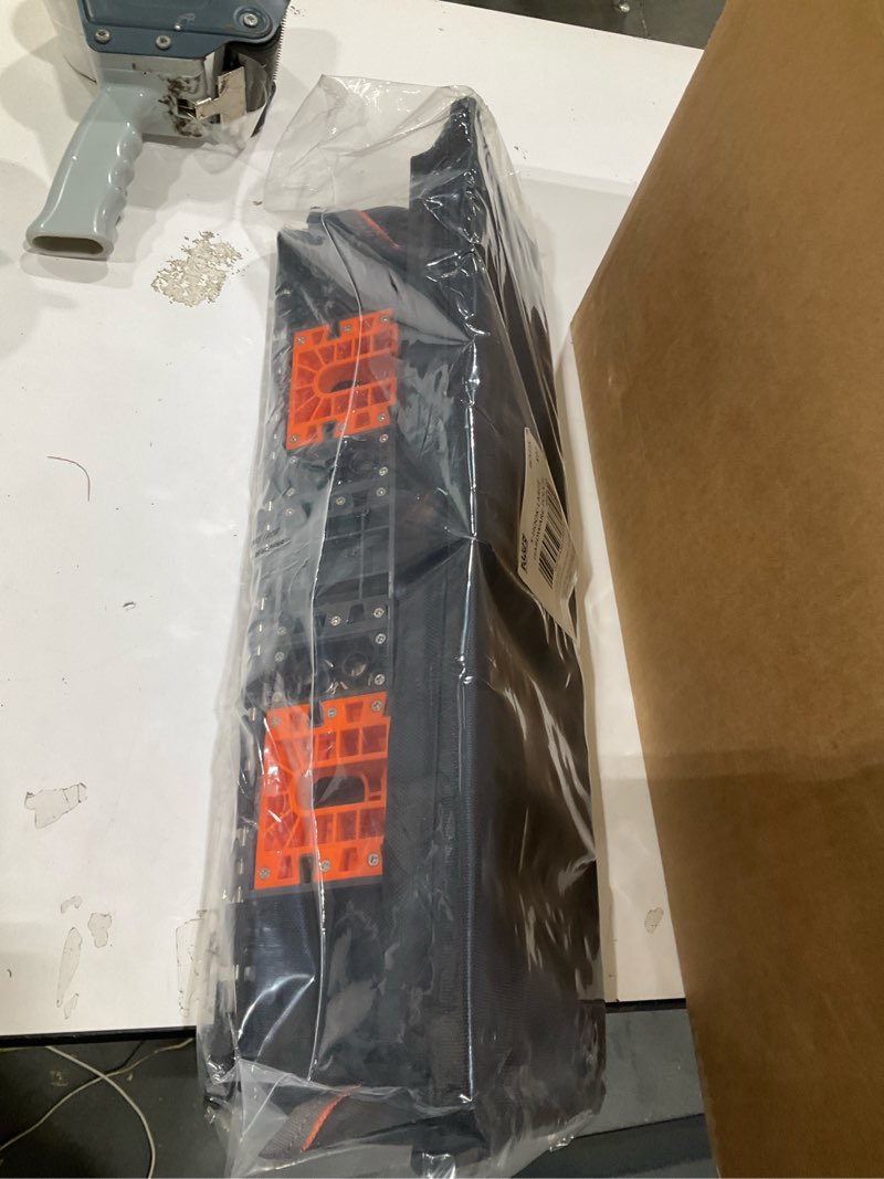 Condition photo showing Good Condition for klein tools bc511s bucket work center large tool pouch, s hook rail system accessory, holds lineman tools, cutters, crimpers, and impact wrenches