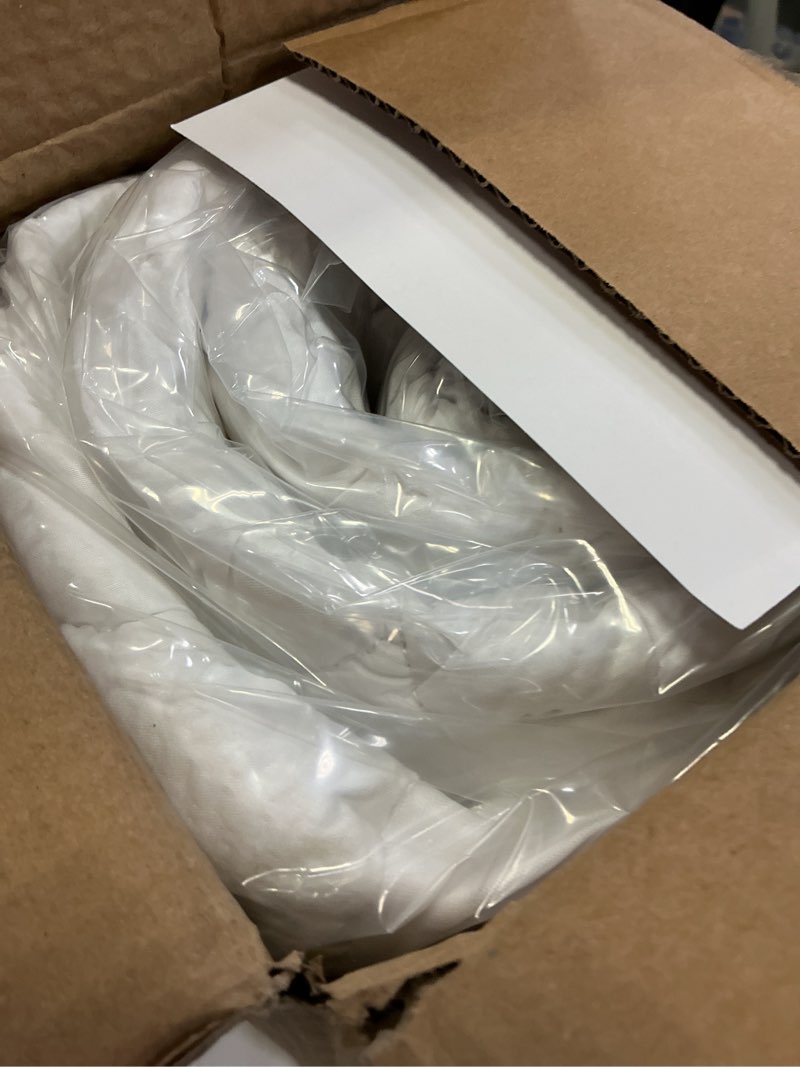 Condition photo showing New/Like New for queen mattress pad thick quilted mattress topper, air mattress cover, super soft breathable and noiseless down alternative fiber extra thick mattress pad with deep pocket fits up to 23 inch mattress case fabric :microfiber fill: polyester skirt:polyester queen