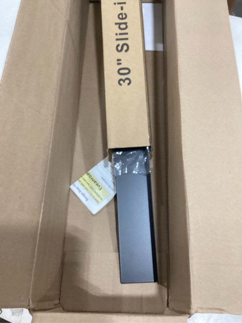 Condition photo showing Good Condition for 30" slide-in range rear filler kit w10113901a with 2pcs silicone stove gap covers, cooktop trim kit between stove and backsplash for whirlpool & most brand, 316 stainless steel (black)