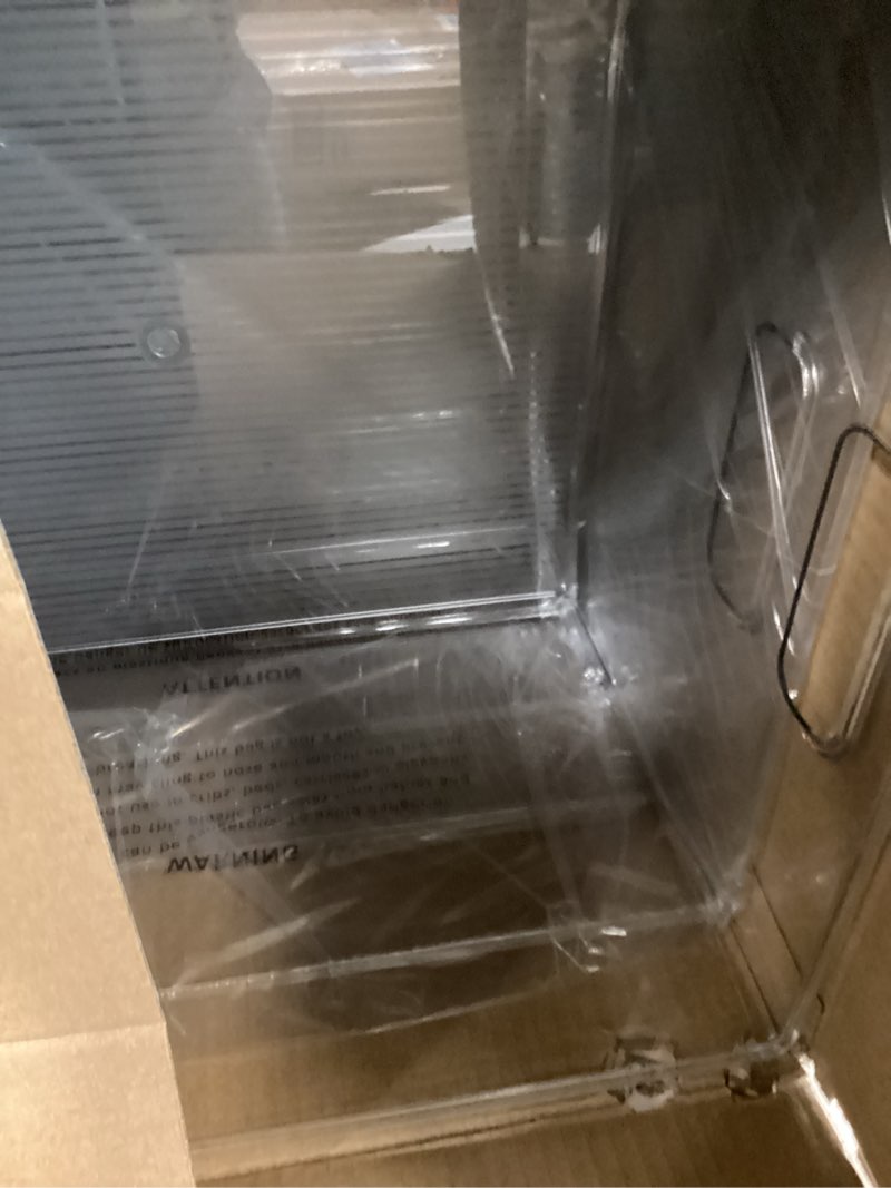 Condition photo showing Good Condition for ClearSpace Clear Plastic Storage Bins – XL 8 Pack Perfect Kitchen or Pantry Organization Fridge Organizer and Storage Bins, Cabinet Organizers