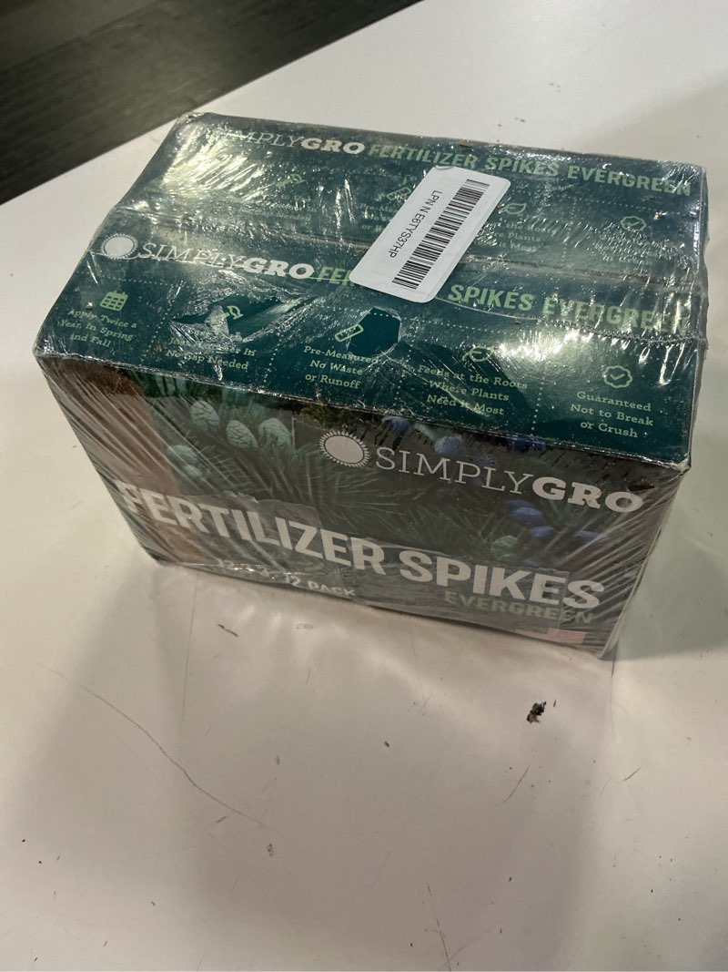 Condition photo showing New/Like New for fertilizer spikes for evergreen trees & shrubs (24 spikes - 6.0 lbs)