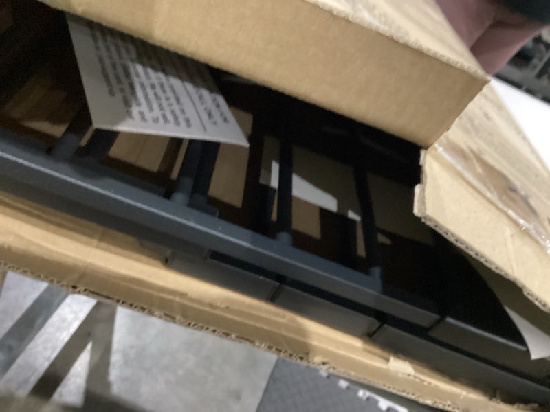Condition photo showing Good Condition for cumbor.safety gate, adjusts to fit openings between 29.7 and 45.2 inches wide. black