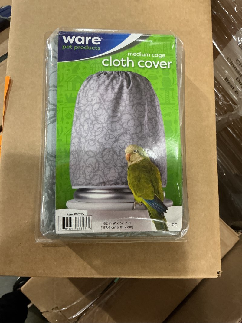 Condition photo showing New/Like New for Ware Manufacturing Medium Bird Cage Cover - 62" x 32"