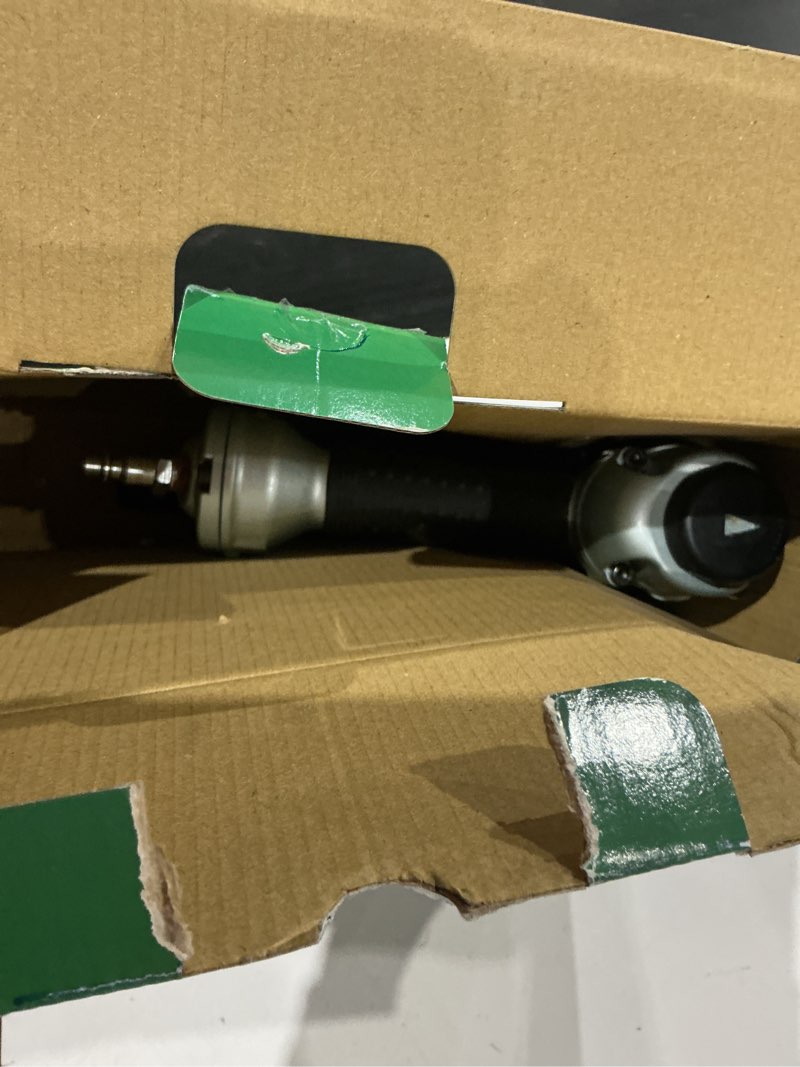 Condition photo showing As Is for metabo hpt 2-in 18-gauge pneumatic straight brad nailer