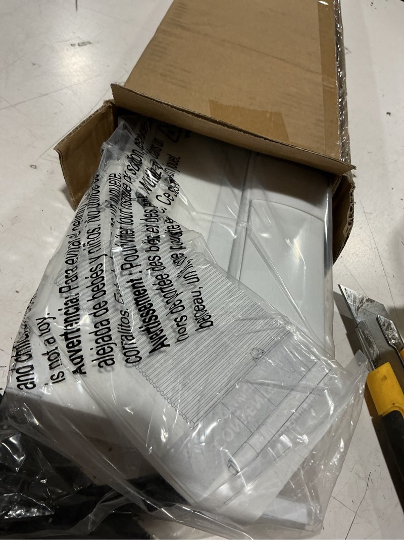 Condition photo showing New/Like New for lazblinds no tools no drill cordless cellular shades, top down bottom up (tdbu) honeycomb shades for home, light filtering thermal insulation blinds for windows, 36" w x 72" h, white light filtering - white 36" w x 72" h