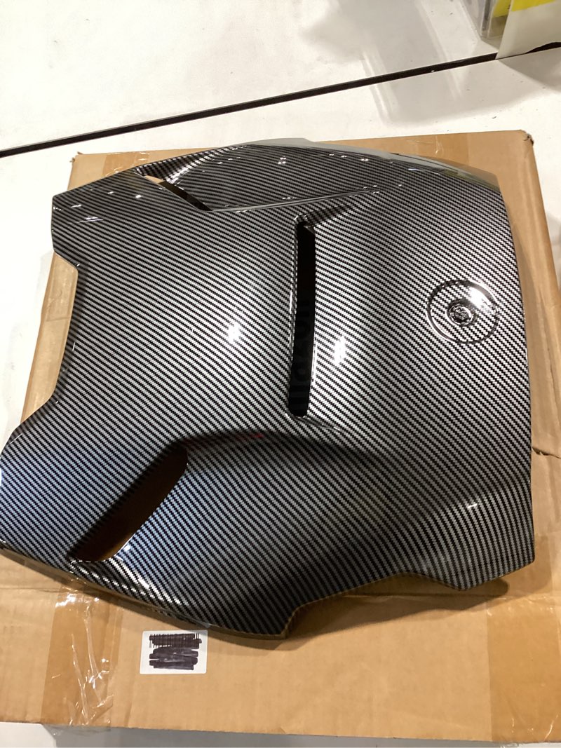 Condition photo showing Good Condition for epic hood panel for can-am ryker 2019-2025, carbon fiber pattern classic epic turbo hood scoop panel for ryker rally edition 2019-2021, for can am ryker accessories, replace oem #219400877