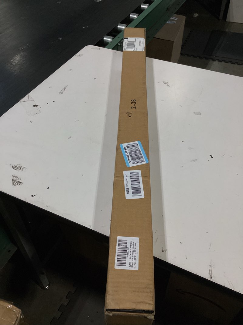 Condition photo showing Good Condition for sunoff cordless blackout roller shades blinds for windows free-stop,pull down room darkening with valance,thermal insulated woven fabric window door blinds for home,office,linen 36" w x 72" l 36"w x 72"h linen