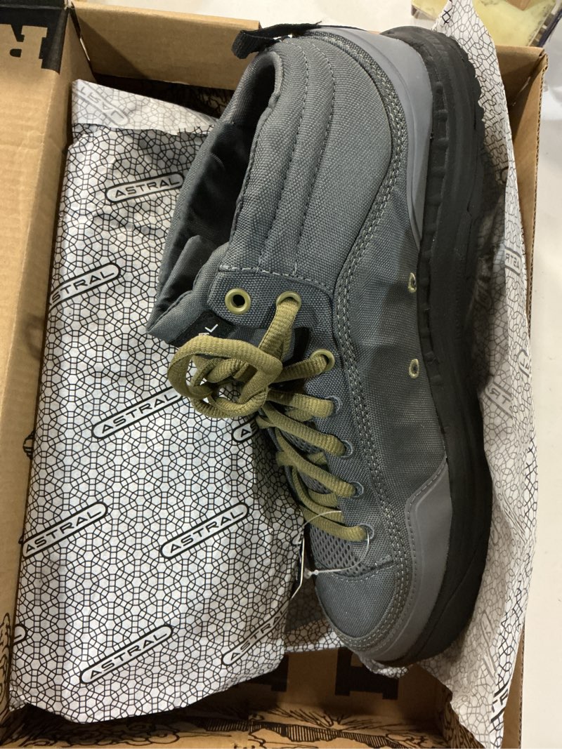 Condition photo showing New/Like New for astral rassler 2.0 water boots - men's & women's supportive, quick-drying water shoe for sup, canoeing, & kayaking 10.5 men driftwood gray