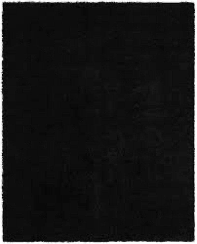 area rug 6’ x 9’ ,black