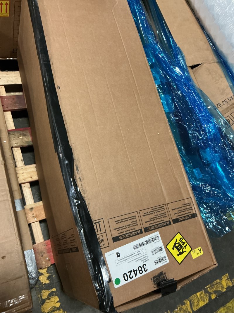 Condition photo showing As Is for Kenmore 420 Water Softener System – 40,000 Grain Capacity with Salt Saving Technology – Whole Home Hard Water & Iron Reduction – Compact, Easy Install Gray 40,000 Grain Softener