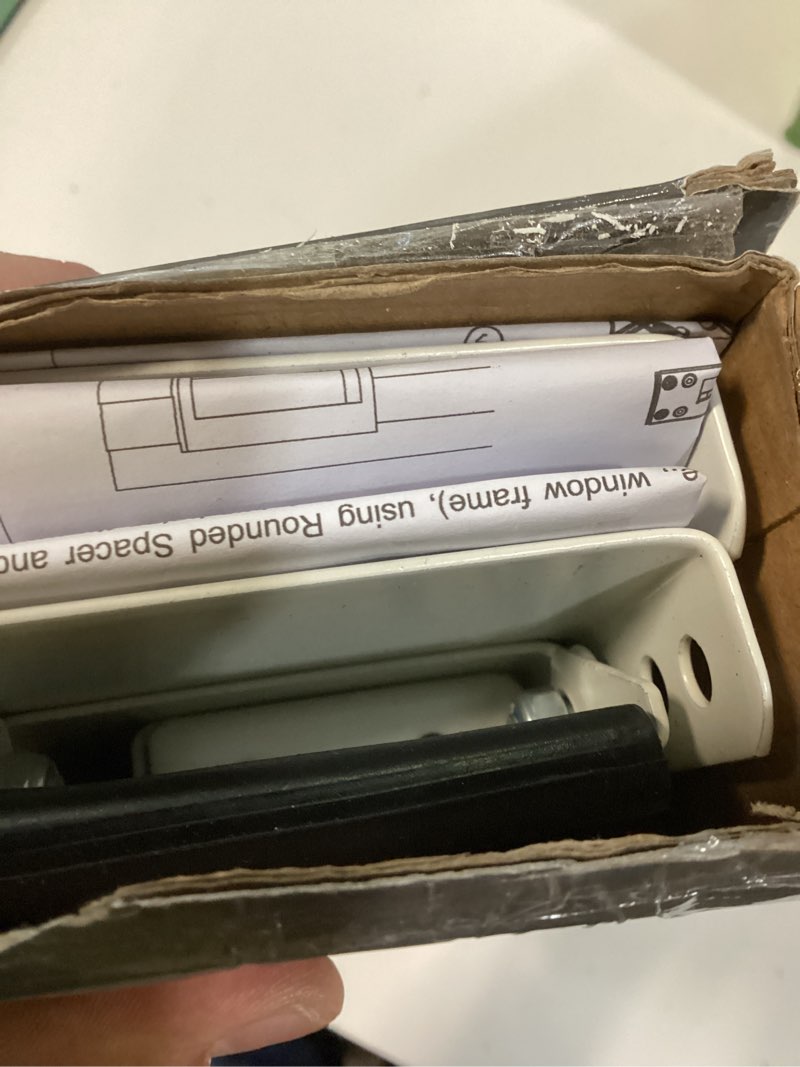 Condition photo showing As Is for qualward air conditioner bracket window ac support brackets - heavy duty with 2 arms, up to 180 lbs for 12000 to 24000 btu ac units- fits single or double hung windows up to 180 lbs, drilling required