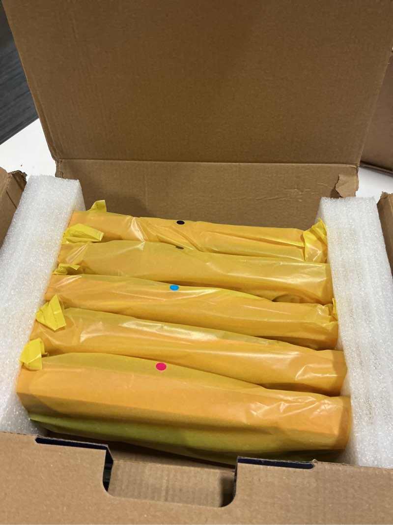 Condition photo showing New/Like New for tn221 tn225 toner cartridge high yield replacement for brother tn 221 tn 225 compatible with mfc-9130cw hl-3170cdw hl-3140cw hl-3180cdw mfc-9330cdw (2 black, 1 cyan, 1 magenta, 1 yellow, 5 pack)