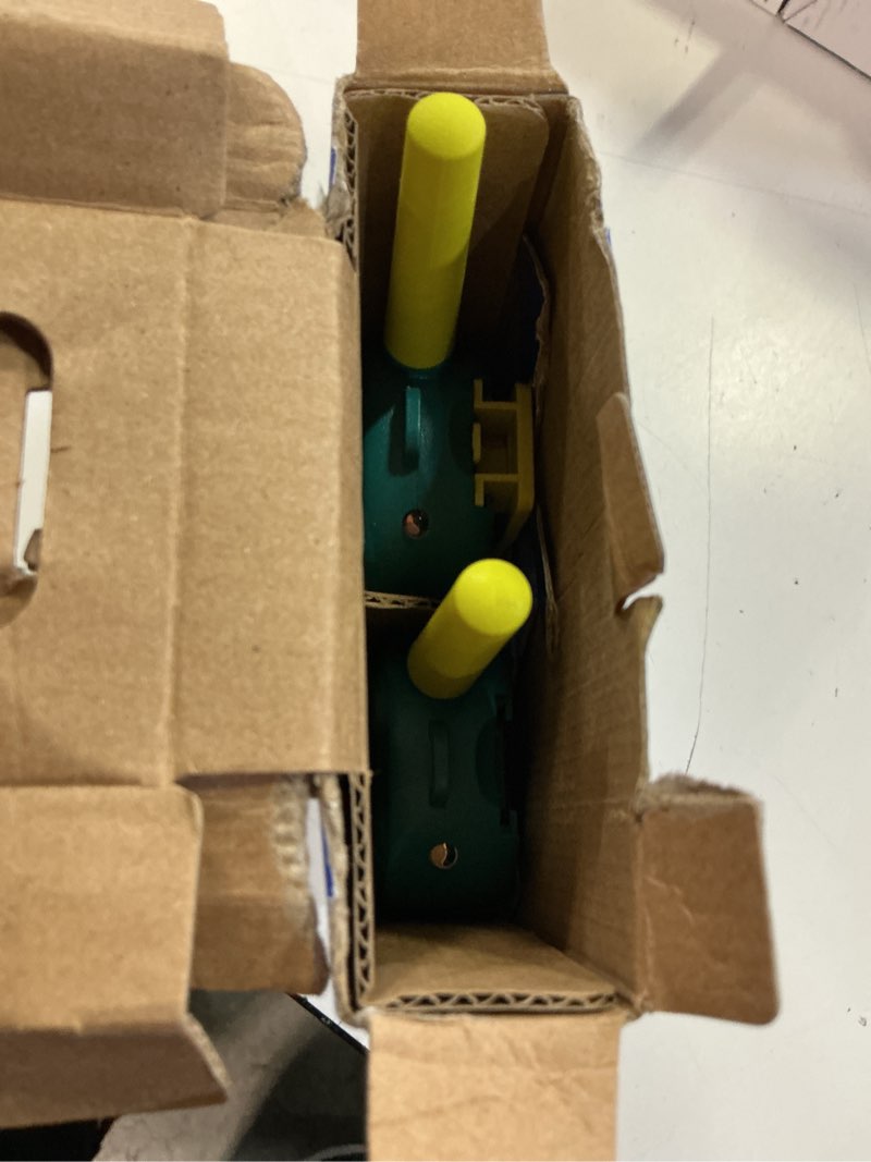 Condition photo showing Good Condition for onn kids  walkie talkies  up to 16 mile range  22 channels  led flashlight  2 pack