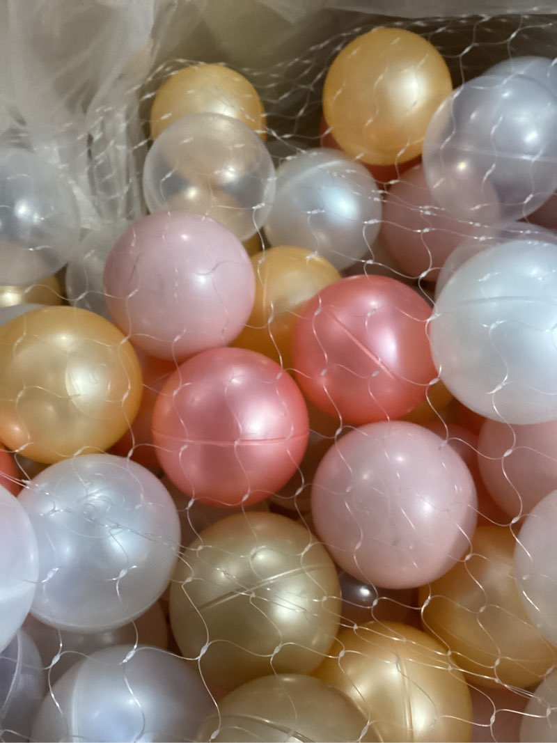 Condition photo showing New/Like New for starbolo ball pit balls for toddlers pack of 100 200 500 - bpa&phthalate free non-toxic crush proof soft plastic balls for 1-5years old toddlers girl kids birthday pool playpen tent party pearl pink 6 color 200 balls