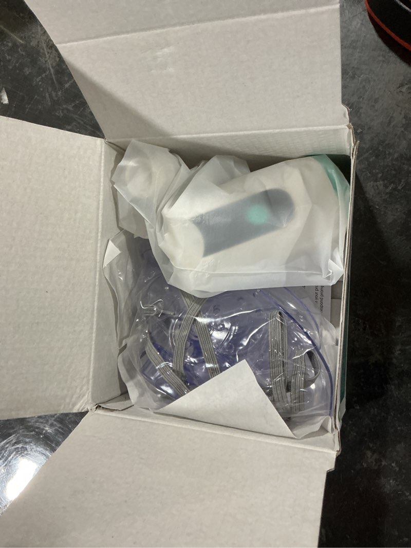 hand-held nebulizer for respiratory system, portable nebulizer with self-clean mode, rechargeable nebulizer for home office travel black