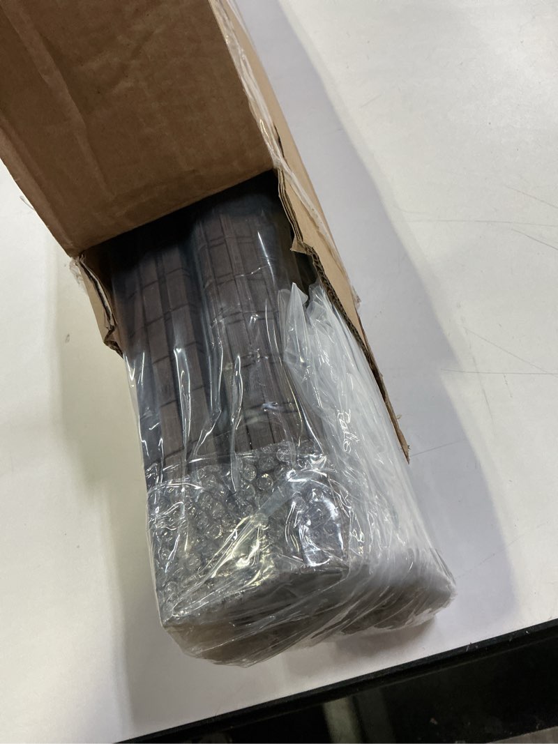 Condition photo showing Good Condition for Cordless Bamboo Roman Shades for Windows, Blinds Size (34" W ×64" H) Colour (BDP-Espresso) Bdp-espresso 34" W × 64" H