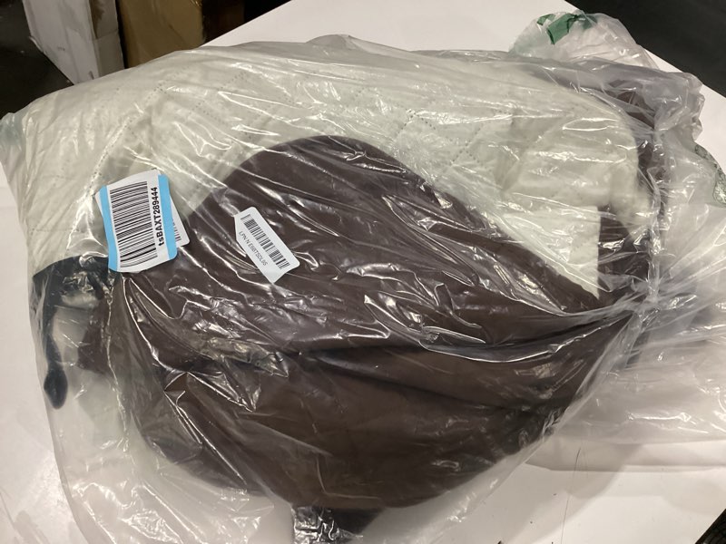Condition photo showing Good Condition for kincam 100% waterproof recliner sofa covers, non-slip reclining couch covers for 3 seat, recliner couch cover furniture protector with elastic straps for pets, kids, deep brown deep brown 3 seater