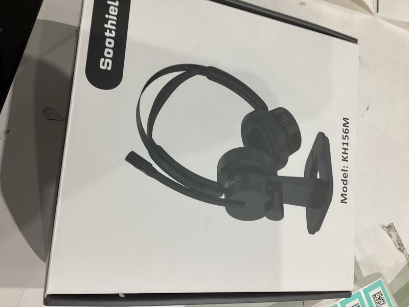 Condition photo showing Good Condition for Wireless Headset with Mic for Work(Upgrade Volume Knob & Charging Indicator), Bluetooth Headset with Microphone for PC, with Noise Cancelling/Mute/USB for Call Center/Office/Home/Computer/Teams/Zoom Black