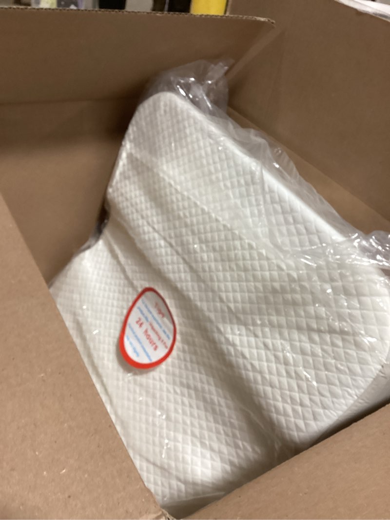 Condition photo showing As Is for Side Sleeper Pillows for Adults,2PCS Bed Wedge Pillow Set for Sleep,Contoured Support Pillows,Support Shoulder Relief,Ergonomic Shoulder Pillow for Side Sleepers,Removable and Clean